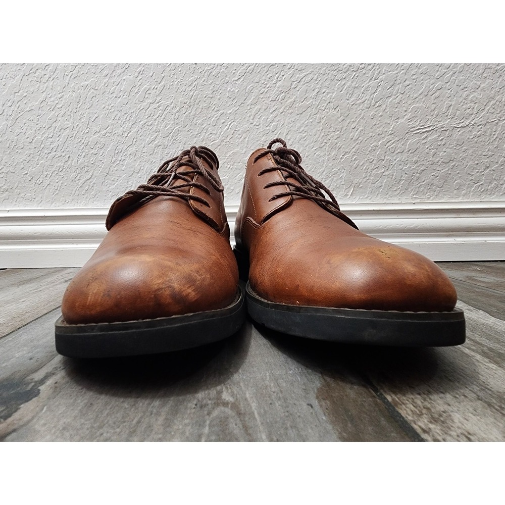 Timberland GSR Metro Brown Leather Oxford Waterproof Vibram Shoes 9M 78531 - Picture 3 of 9